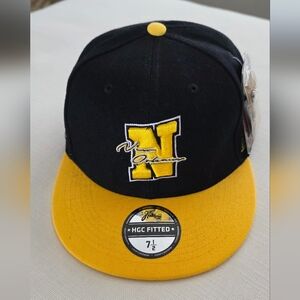 NEW ORLEANS BLACK PELICANS CHAMPS FITTED HAT Size 7 1/2